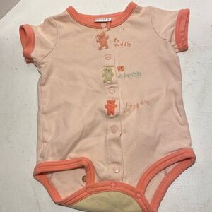 Carters Classics One Piece, peach, size 6 months